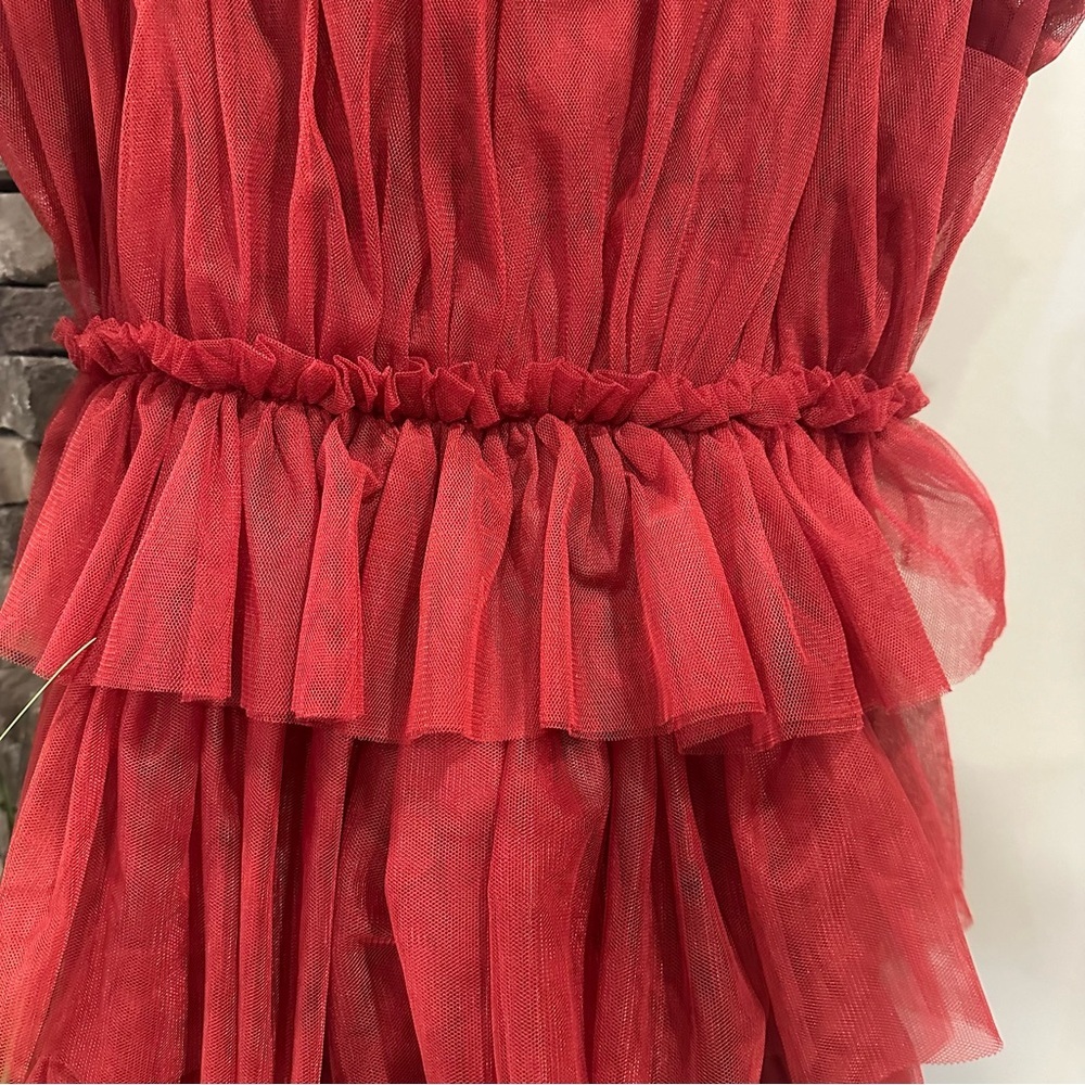Molly Green Maroon / Burgundy Semi Formal Dress Size Large - Picture 8 of 10